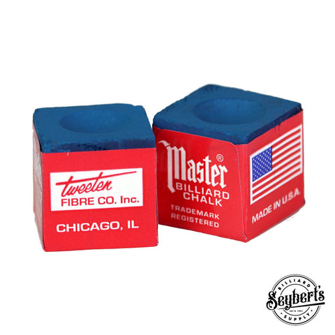 Master Billiard & Pool Chalk - Master Blue Chalk - Seybert's Billiards ...