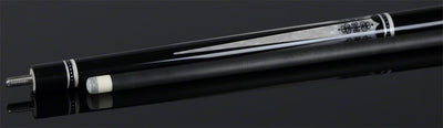 Meucci 21st Century  Cue - Black - MOP - Black Wrap - Carbon Shaft