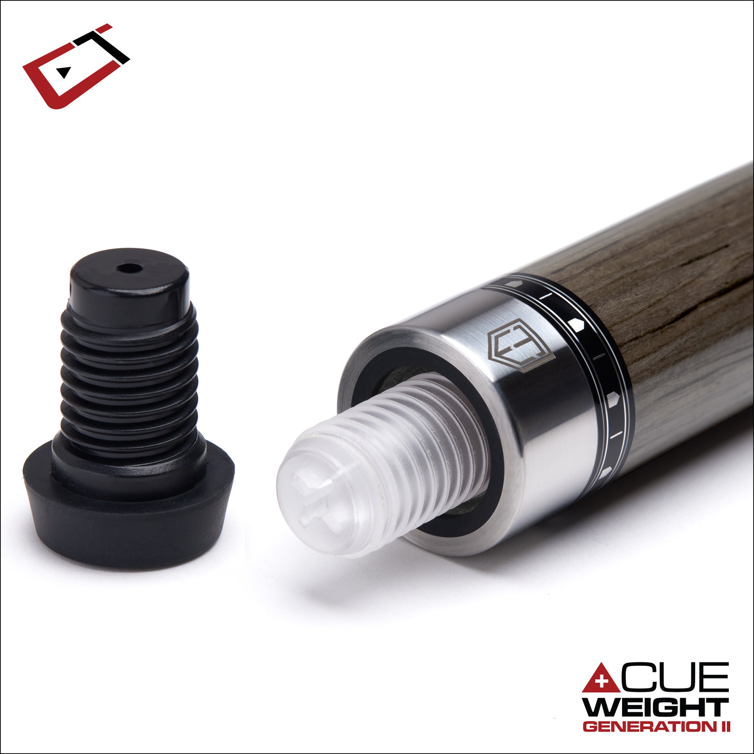 Cuetec Cynergy Truewood Walnut II Leather Wrap Pool Cue - 95