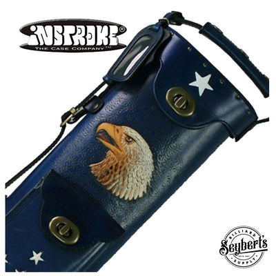 Instroke 2x4 Eagle Cowboy Pool Cue Case Hand Painted