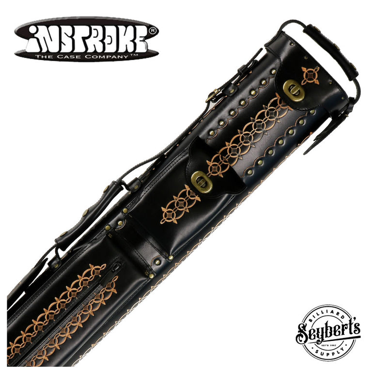 Instroke 3X5 Black D05  Saddle-Hand Tooled