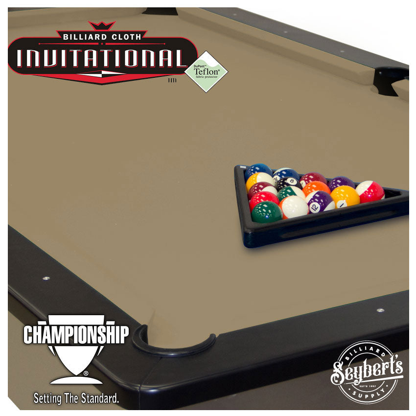 Invitational Pool Table Felt - 7ft Academy Blue - Seybert's