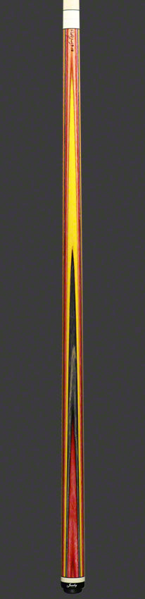 Jacoby Element Fire Laminated Pool Cue