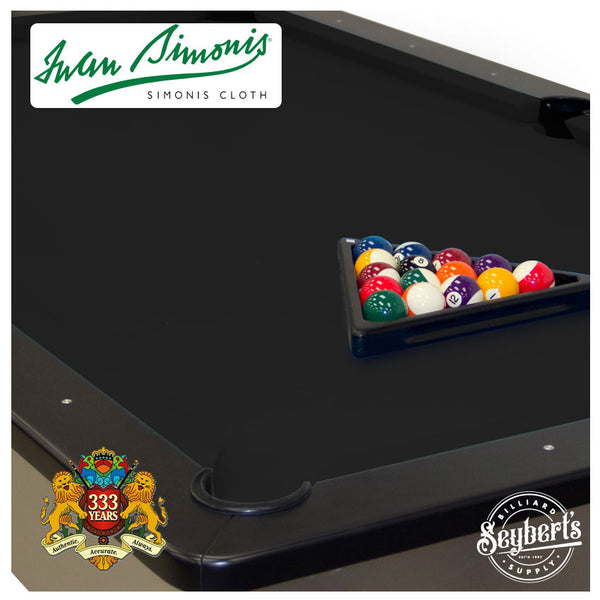 Simonis 860 Cloth - Simonis 860 Black Cloth - Seybert's Billiards