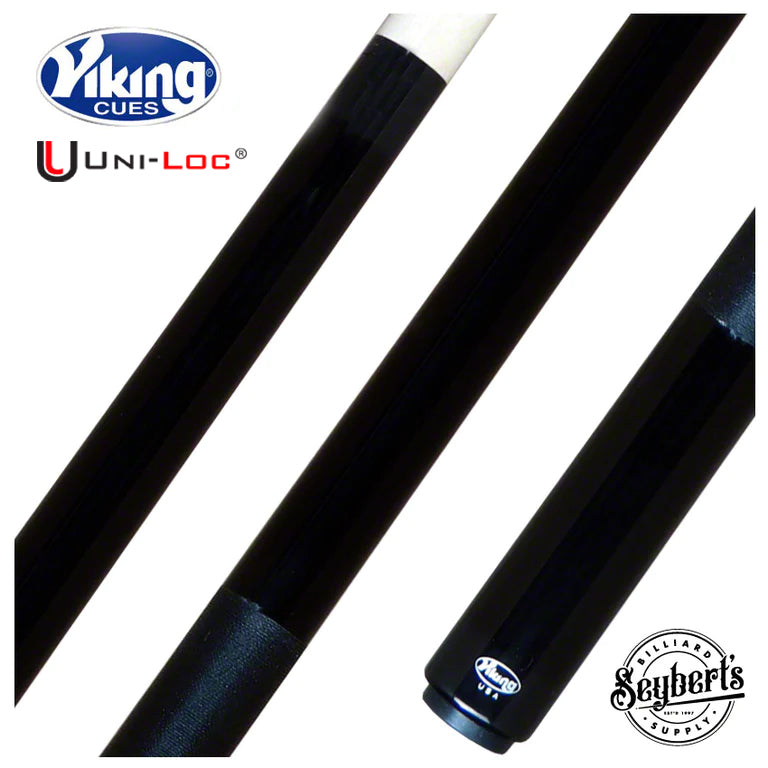 Viking S2202 S-TUNED Uni-Loc Midnight Black Cue W/ VPRO Uni-Loc 12.5mm