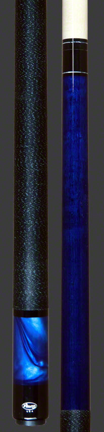 Viking Storm Series Ocean Blue Stained Blue Pearl Play Cue with