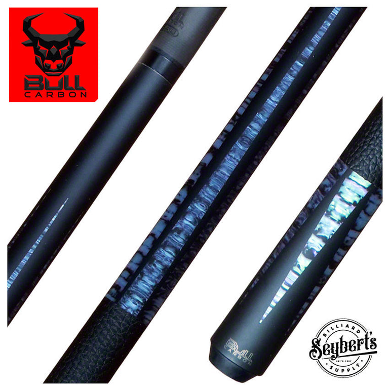 Bull Carbon BCL13BT Purple/Black 6 Point Pool Cue