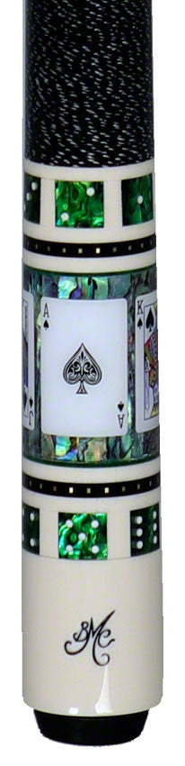 Meucci BMC Custom Casino 2 W/ Spades and Carbon Shaft Play Cue