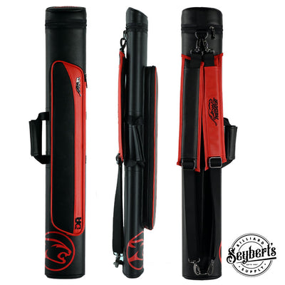 Predator Roadline Black/Red Darren Appleton 2x4 Hard Pool Cue Case - C24DABLKREDH