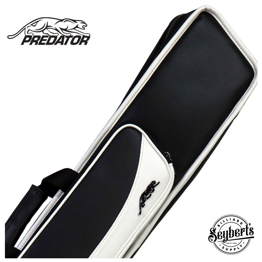 Predator Roadline Black White Soft 4x8 Cue Case - Seybert's Billiards Supply