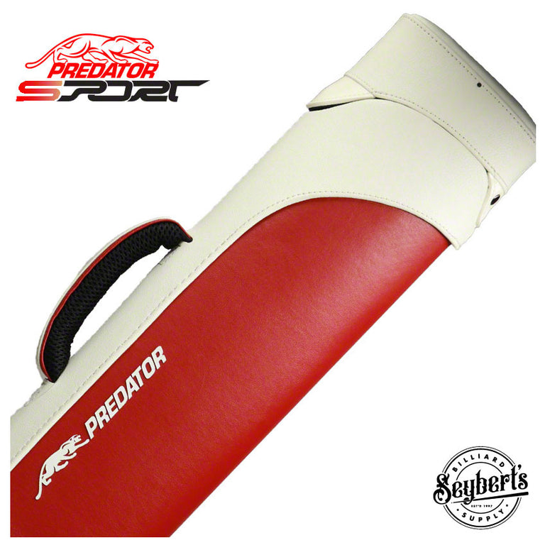 Predator Sport Red and White 2x4 Pool Cue Case