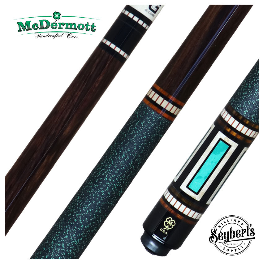 McDermott G Series Rosewood Forearm with Green Lizard and Maple