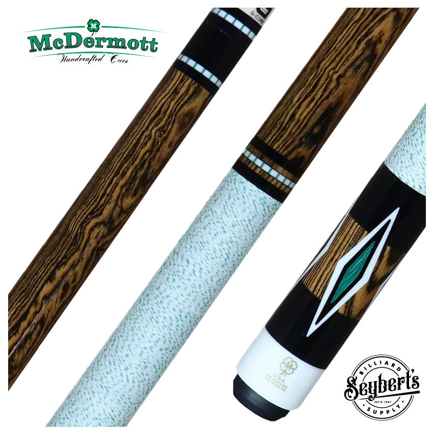 McDermott H Series Bocote Forearm with Malachite/Black/White