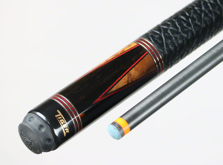 Tiger HD-2RW Red W/ Leather Wrap High Performance Series Cue