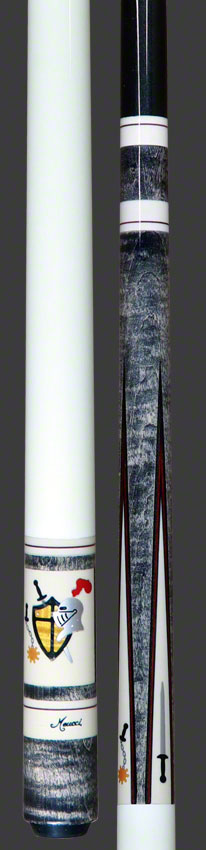 Meucci Hall Of Fame Medieval Pro Pool Cue with Carbon Pro Shaft