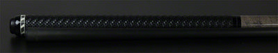 Jacoby Black Out Carbon Fiber Grey Break Jump Cue with Wrap