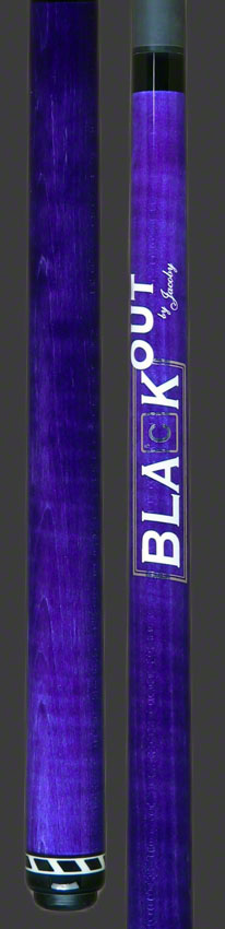 Jacoby Black Out Jump / Break Cue Purple No Wrap