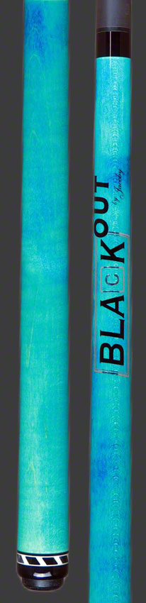 Jacoby Black Out Jump / Break Cue Turqoise No Wrap