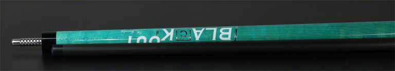 Jacoby Black Out Carbon Fiber Turquoise Break Jump Cue with Wrap