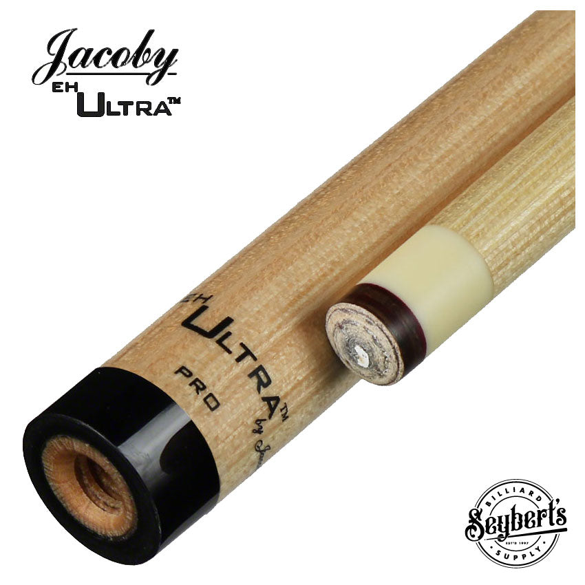 Jacoby Ultra Pro Pool Cue Shaft | Radial Black Collar - Seybert's