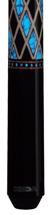 K2 KL115 Onyx and Blue Recon Graphic Pool Cue with 12.50mm K2 LD