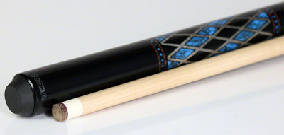 K2 KL115 Onyx and Blue Recon Graphic Play Cue W/ 12.50mm K2 LD Shaft