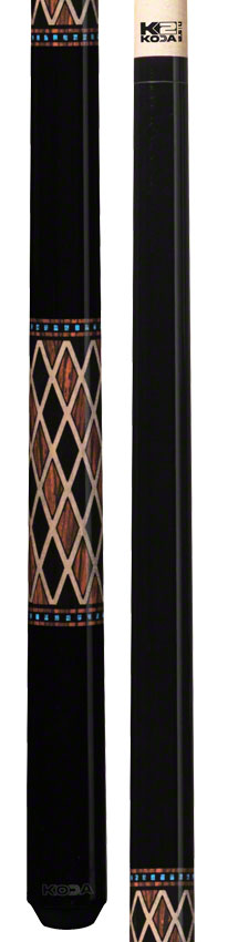 K2 KL116 Onyx and Cocobolo Graphic Play Cue W/ 12.50mm K2 LD Shaft