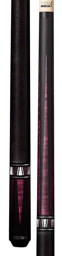 K2 KL170 4 Point Matte Black And Purple Graphic Play Cue W/ 11.75mm LD Shaft