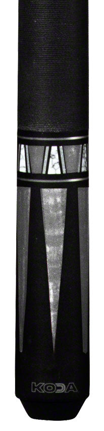 K2 KL171 4 Point Matte Black And Grey Graphic Pool Cue with 11.75