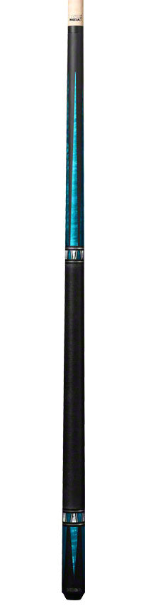 K2 KL172 4 Point Matte Black And Teal Graphic Play Cue W/ 11.75mm LD Shaft