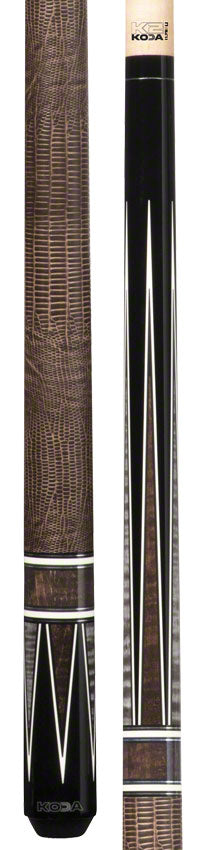 K2 KL190 Black/Grey/Brown 4 Point Graphic Play Cue W/ 11.75mm LD Shaft