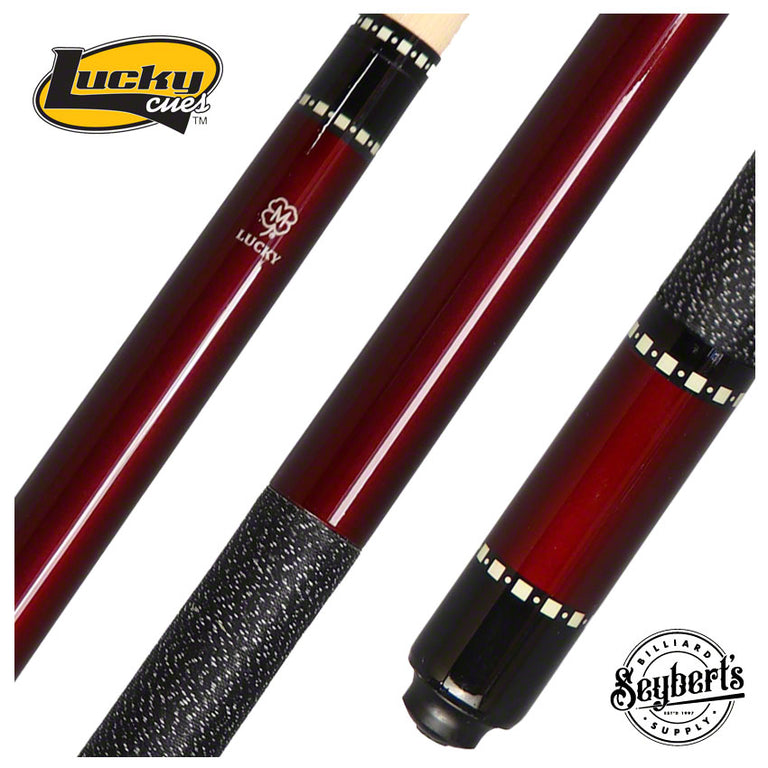 McDermott Lucky L9 Pool Cue - Cherry Stain, 58", 13mm Shaft, Two-Piece Stick