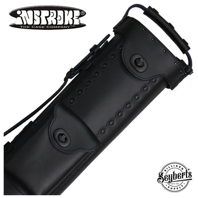Instroke 2X3 Black-Out Leather Cowboy Cue Case