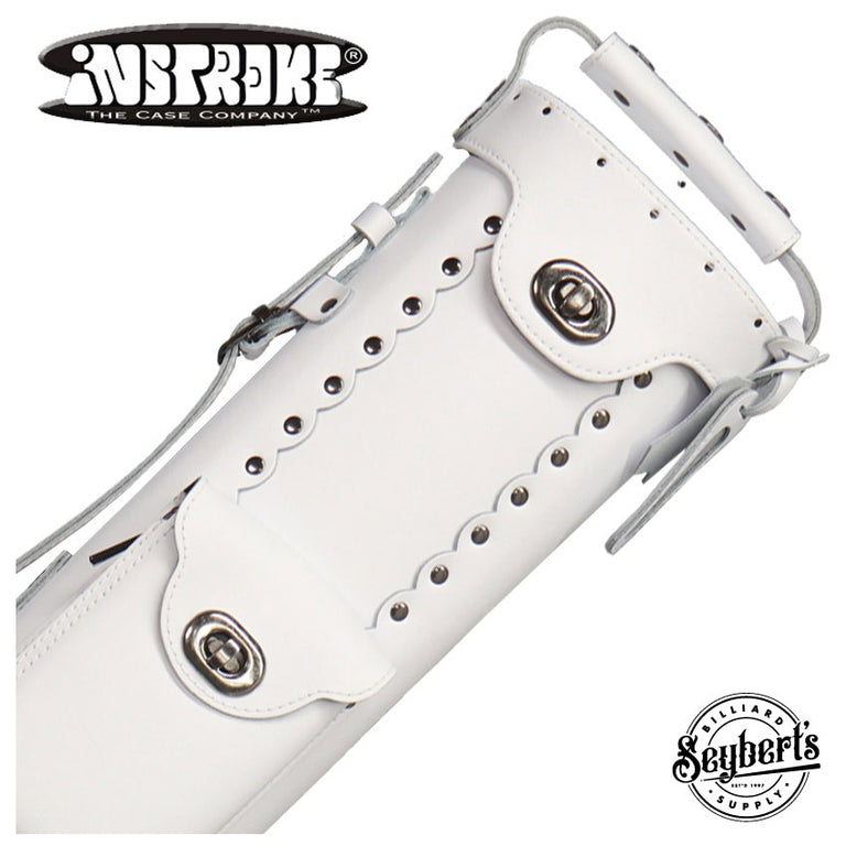 Instroke 3X5 White Leather Cowboy Cue Case