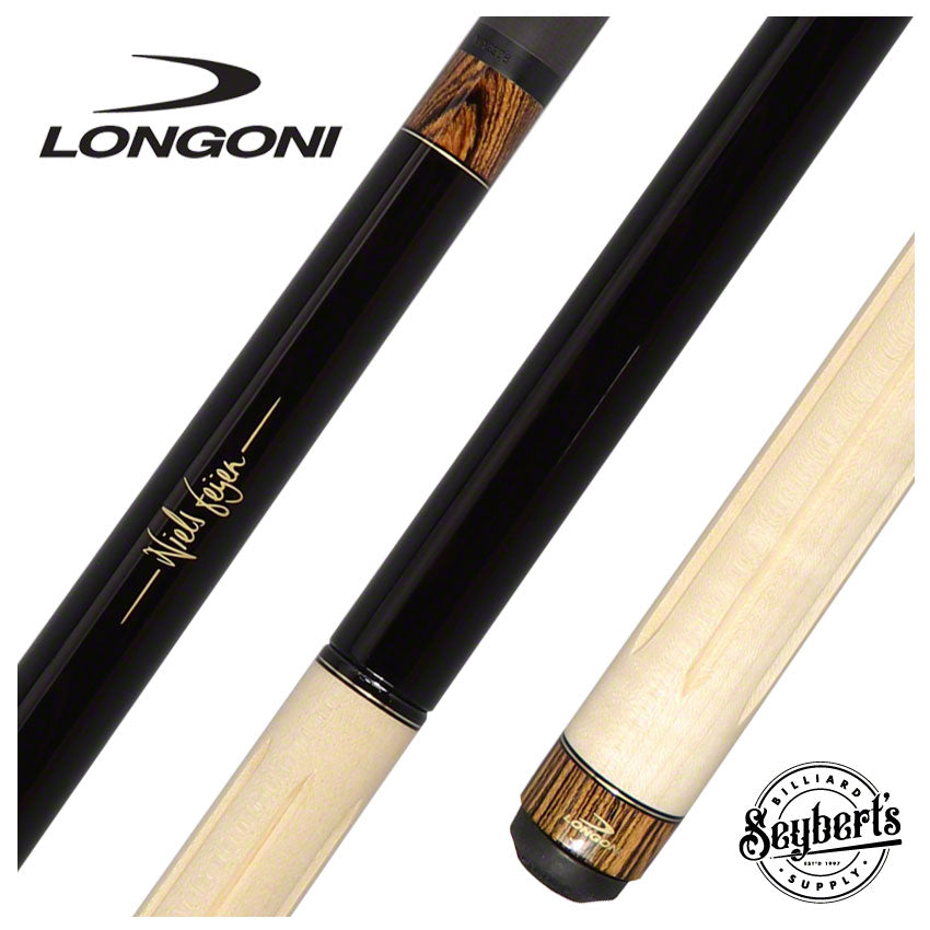 Longoni Stecca Niels Feijen TJB-22 Break/Jump Cue W/ Luna Nera Shaft