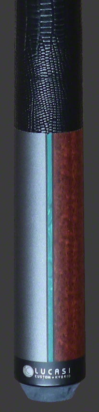 Lucasi Duo Matte Gunmetal/Zebrawood with Malachite Inlays and