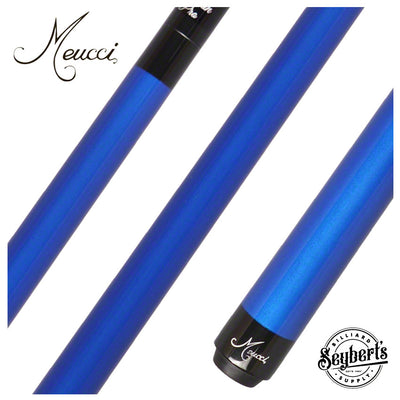 Meucci Carbon Fiber Break Cue - Metallic Royal Blue