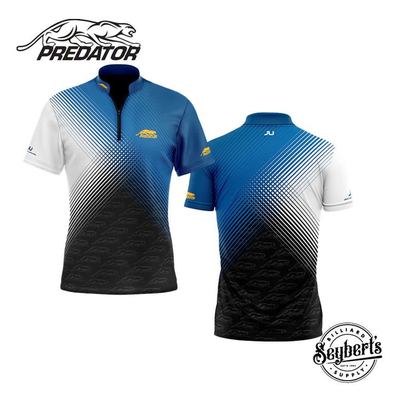 Predator Fusion Blue Sports Collar Jersey
