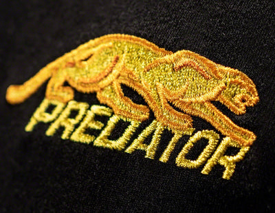 Predator Black W/ Yellow Cat Polo
