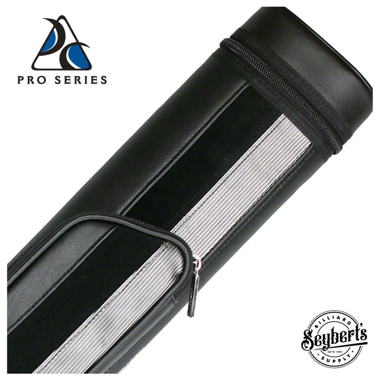 Pro Series 2x2 Black and Grey Pool Cue Case