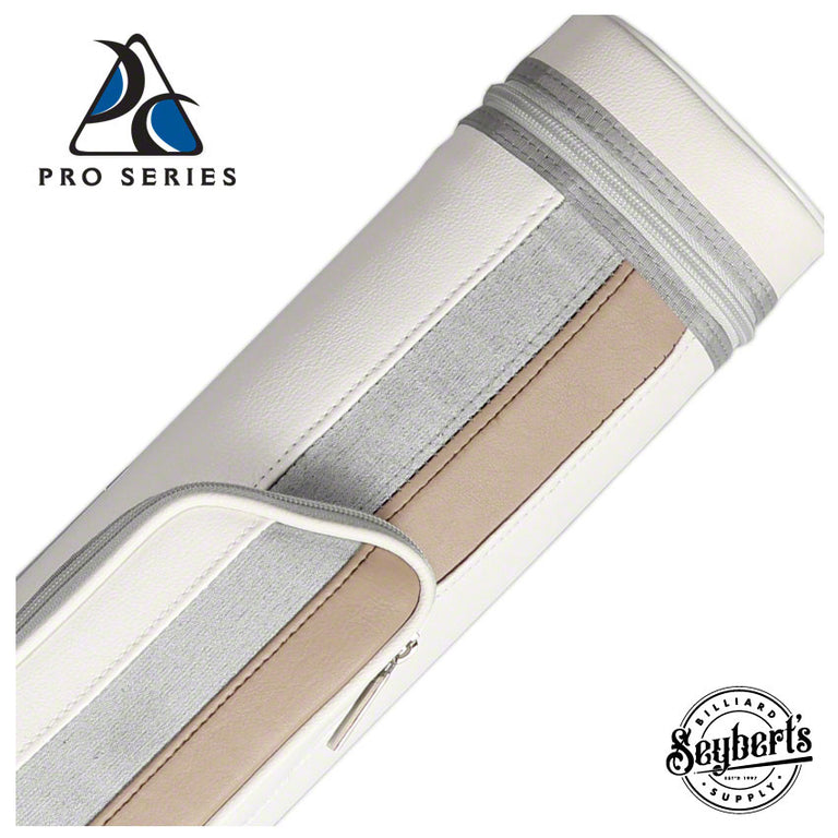 Pro Series 2x2 White and Grey Pool Cue Case