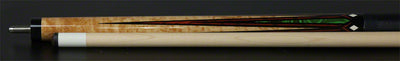 Rage RG215 Cocobolo with Green Graphic Pool Cue