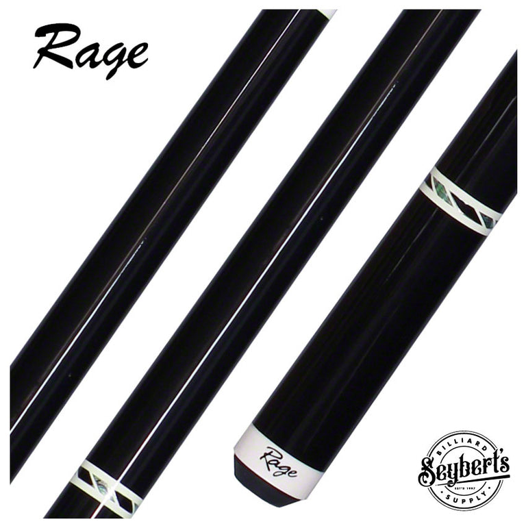 Rage Metallic Black RG96 Pool Cue