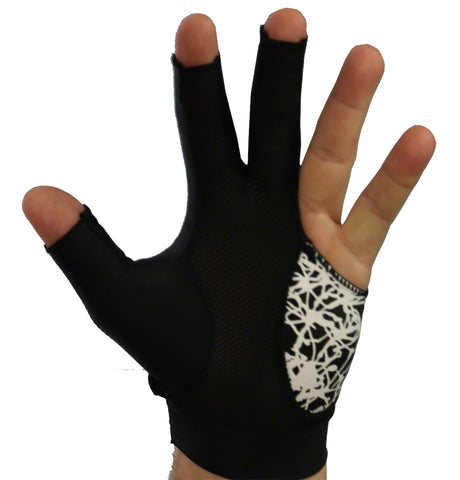 Seybert's Black Pool Cue Glove - Seybert's Billiards Supply