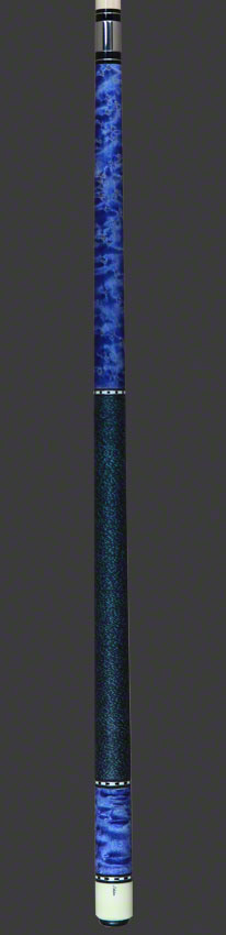Schon STL1 Pool Cue Blue Stain