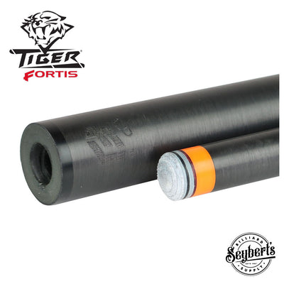 Tiger Fortis LD Carbon Fiber Shaft Thin Black Collar- 10 Thread