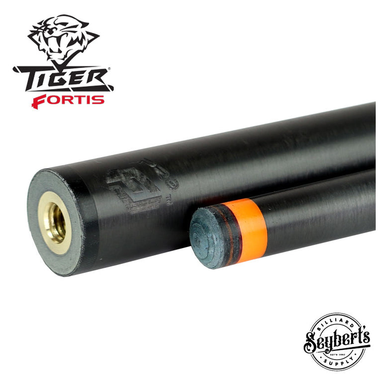 Tiger Fortis Pro Carbon Fiber Shaft Thin Black Collar- 18 Thread