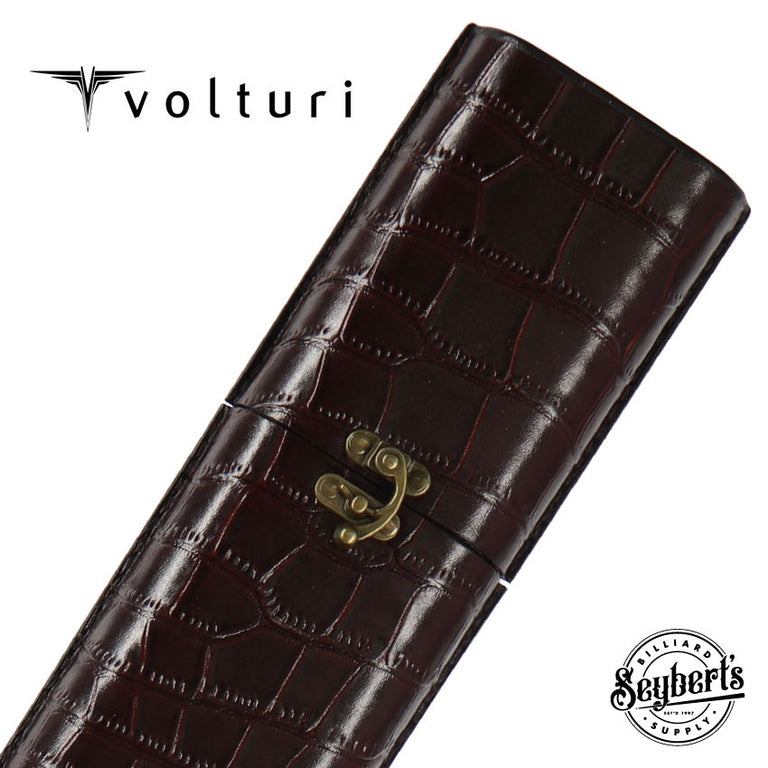 Volturi Fellini Style 2x2 Custom Cue Case - Cognac