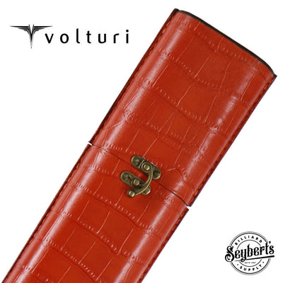 Volturi Fellini Style 2x2 Custom Cue Case - Orange