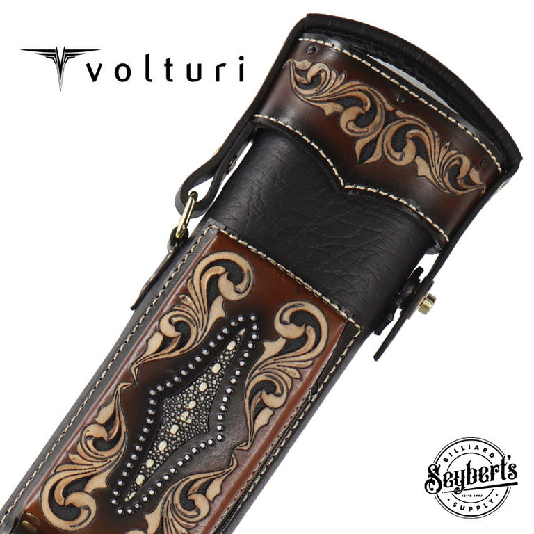Volturi 2x4 Venice Black/Tan Custom Cue Case